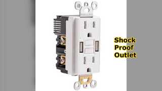 안전한 GFCI 콘센트 USB가 당신을 보호합니다